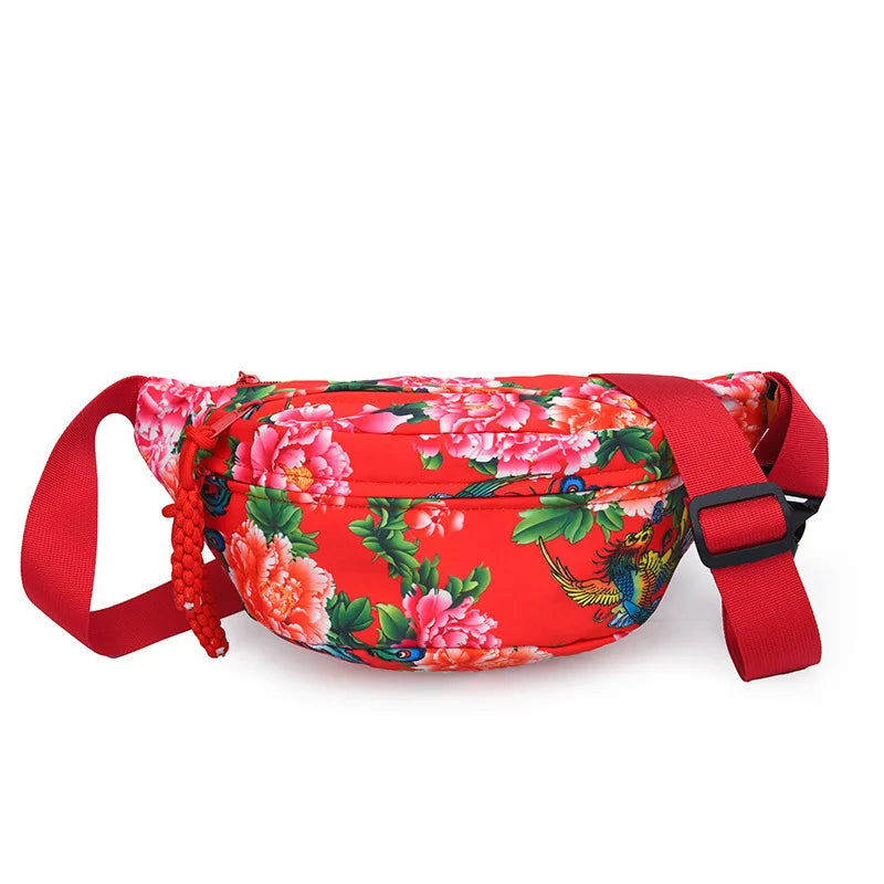 Sac banane fleurs pour homme / f