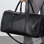 Sac weekend homme cuir marron Marron-Noir-ShopGET® 