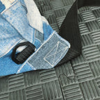 sac banane femme tendance denim plaid