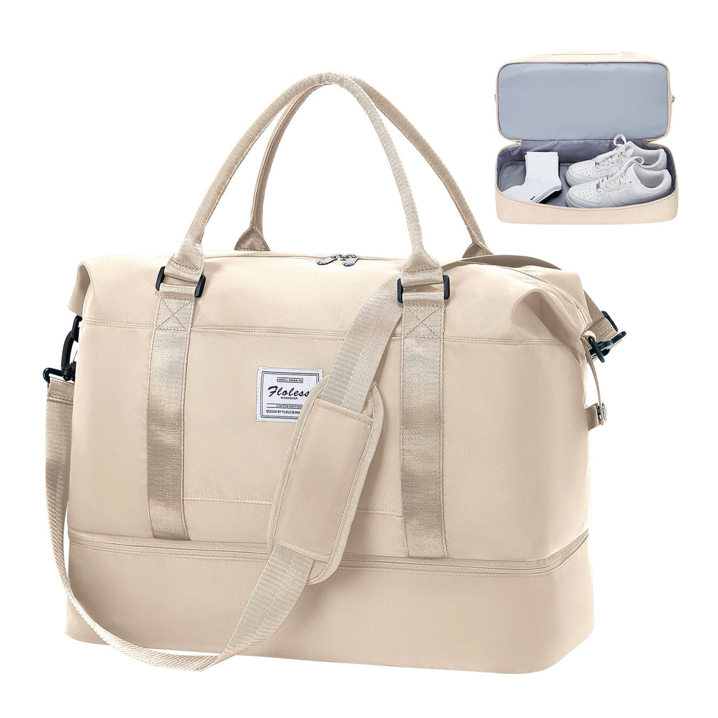 Sac weekend classique pour homme Bleu A-Bleu B-Noir-Beige-Pourpre-Vert-Gris-ShopGET® 