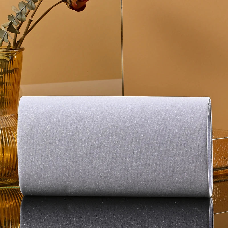 Pochette femme luxe de soirée Blanc-Dorée-Noir-Argent-ShopGET® 