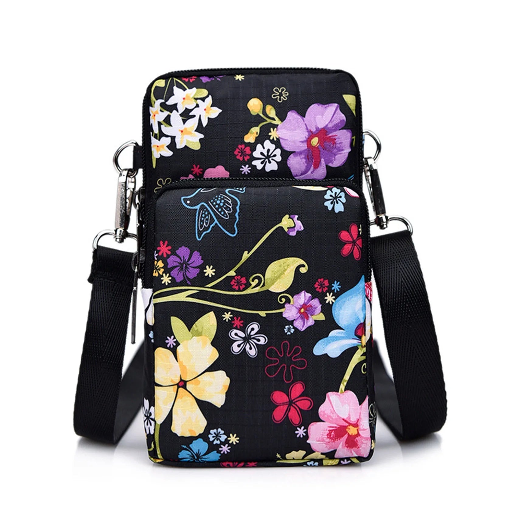 Pochette téléphone floral messenger - ShopGET®