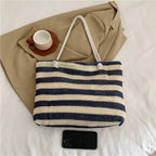 Cabas sac de plage Rouge-Bleu-Kaki-Noir-ShopGET® 