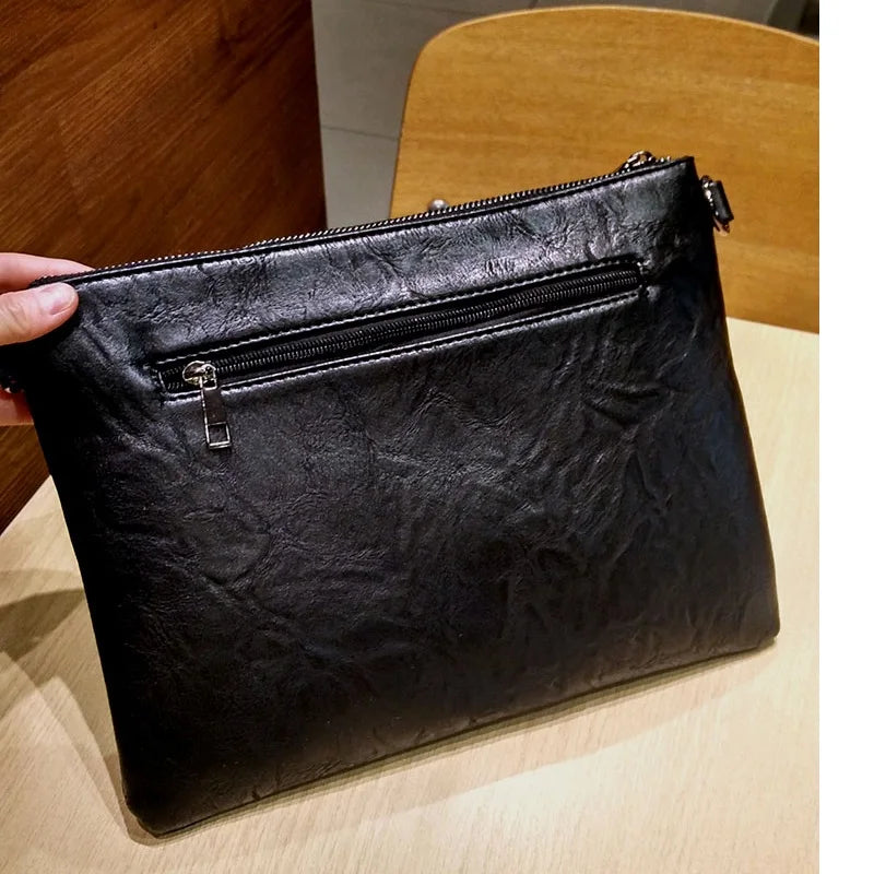 Sac à main pochette femme Noir / 29X22X2cm-Marron / 29X22X2cm-ShopGET® 