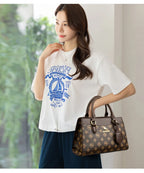 Sac cabas cuir tendance pour femme Marron-Rouge-Jaune-Apricot-ShopGET® 