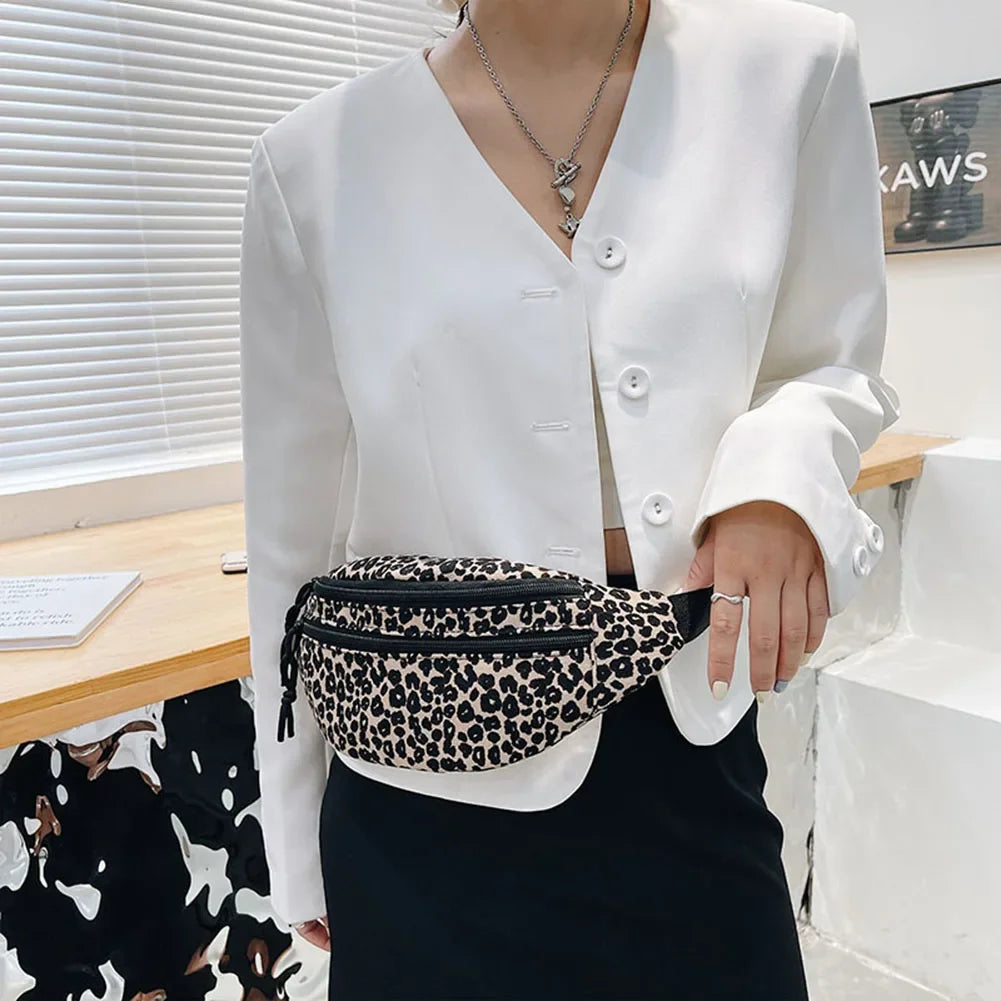 Sac banane camel marron léopard pour femme - ShopGET®