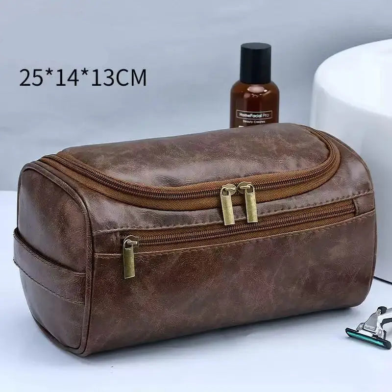 Trousse de toilette homme cuir vintage - ShopGET®