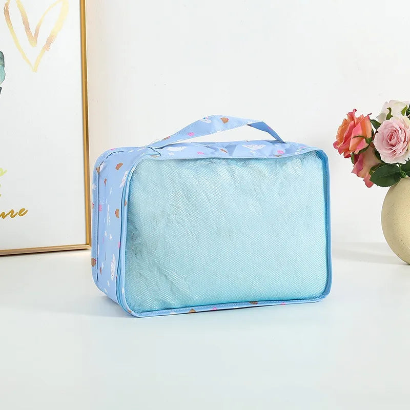 Trousse de toilette femme 6 Pièces flanelle - ShopGET®