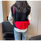 Sac banane rouge pour femme - ShopGET®