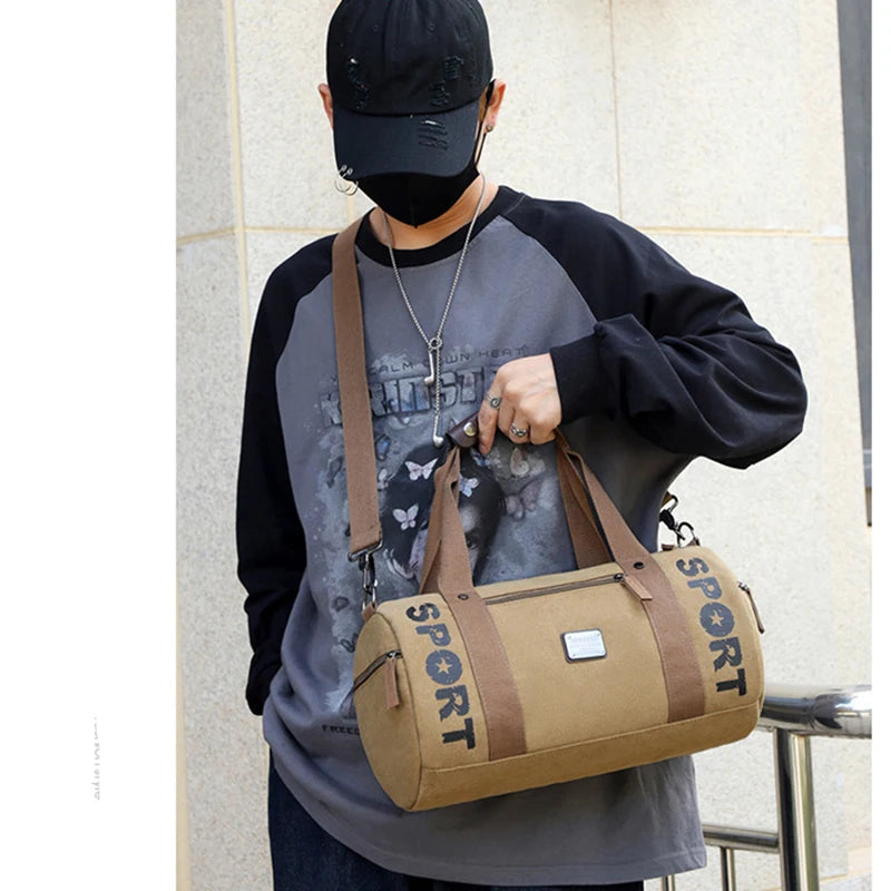 Sac polochon sport homme et femme Bleu-Noir-Kaki-Vert-ShopGET® 