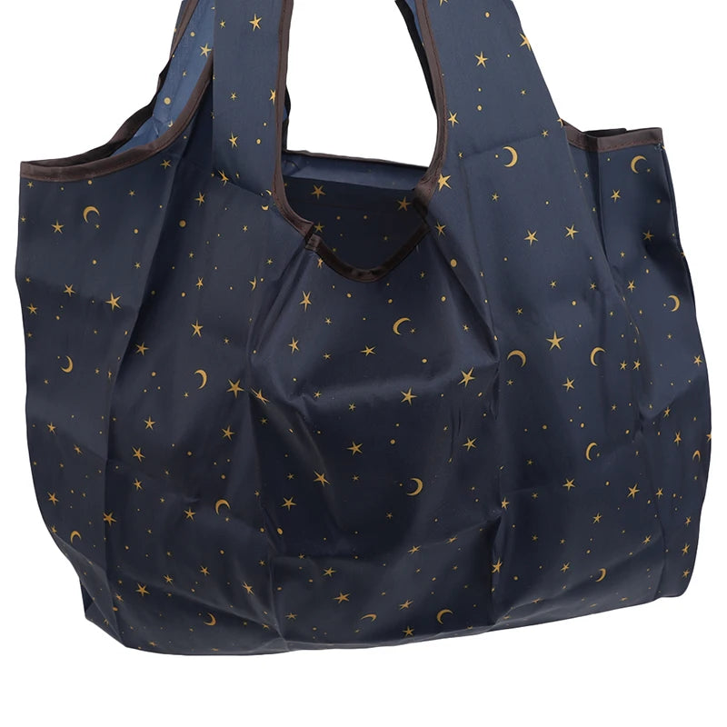 Grand sac cabas courses Bleu-Noir-ShopGET® 