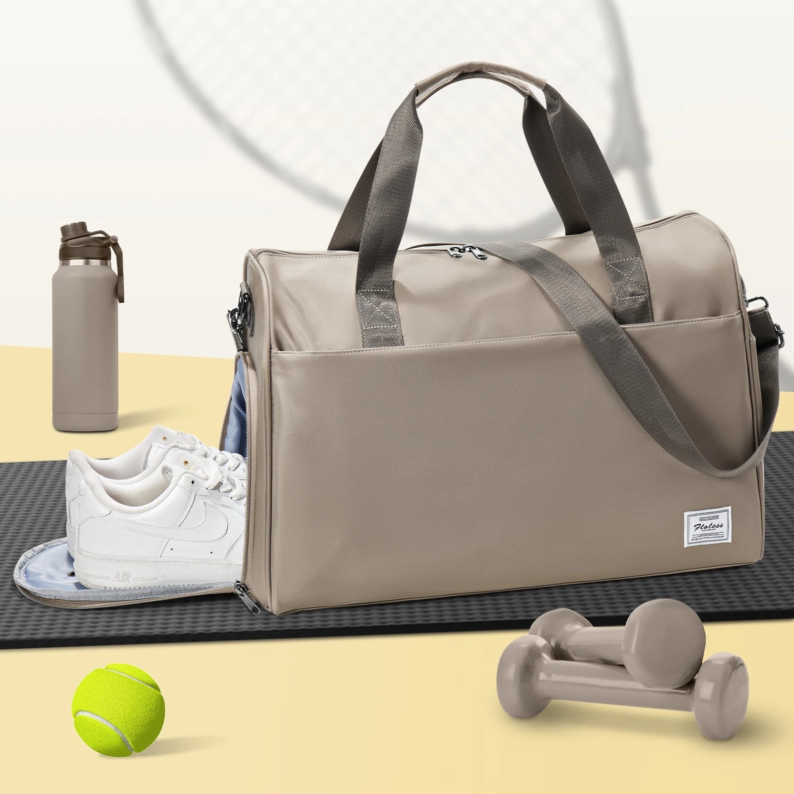 Sac weekend homme courte distance Vert-Bleu-Bleu sombre-Noir-Marron-ShopGET® 