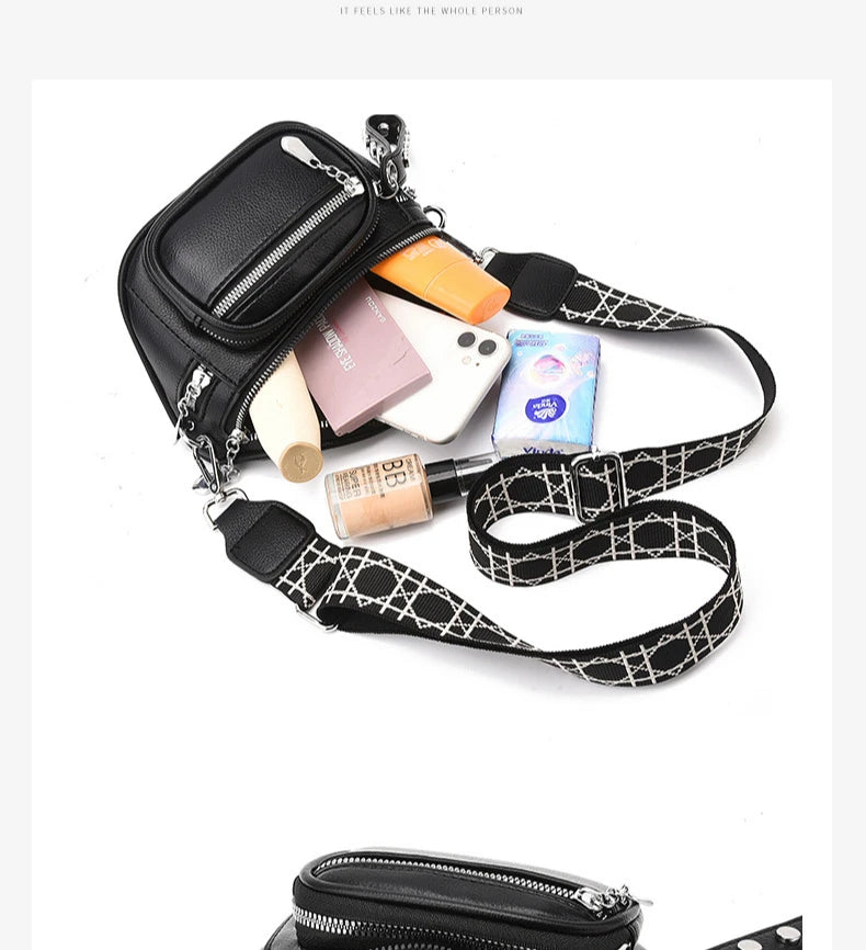 sac banane femme tendance à bandoulière solide