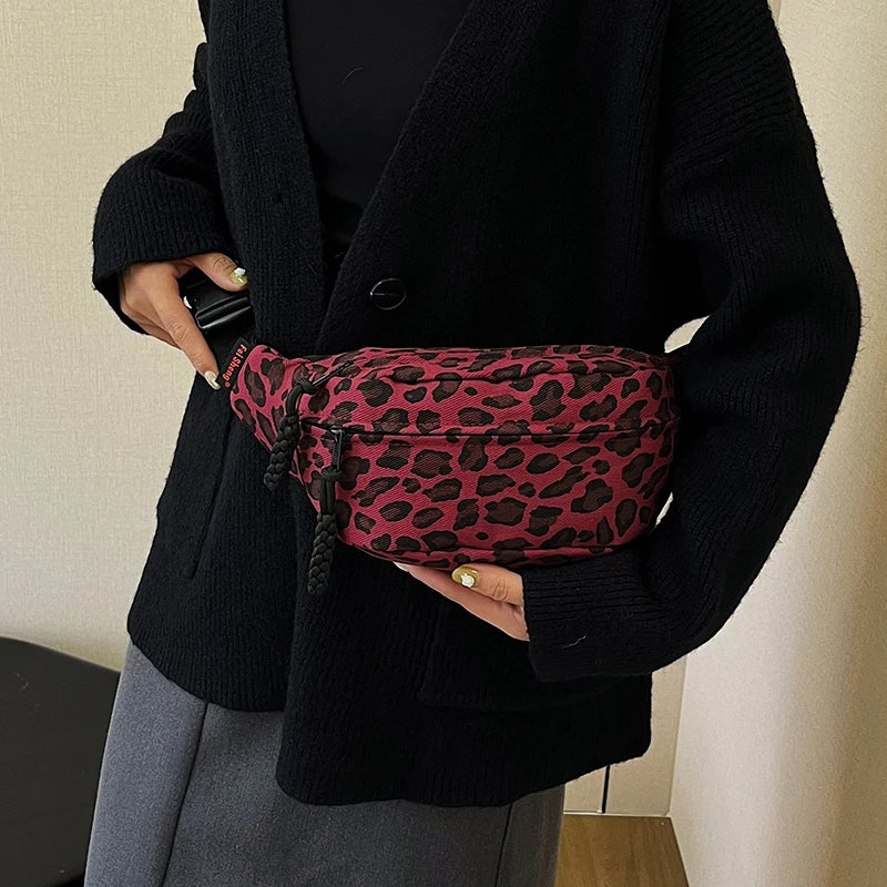 Sac banane léopard de luxe unique