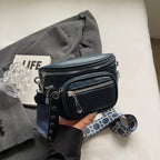 Petit sac banane cuir souple femme