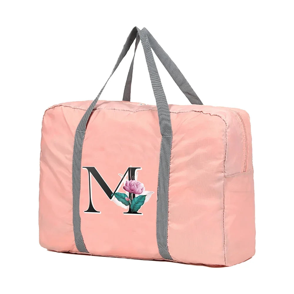 Sac weekend lettre prénom de H à Q K-J-I-H-O-N-M-L-Q-P-ShopGET® 