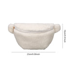 Sac banane velours marron