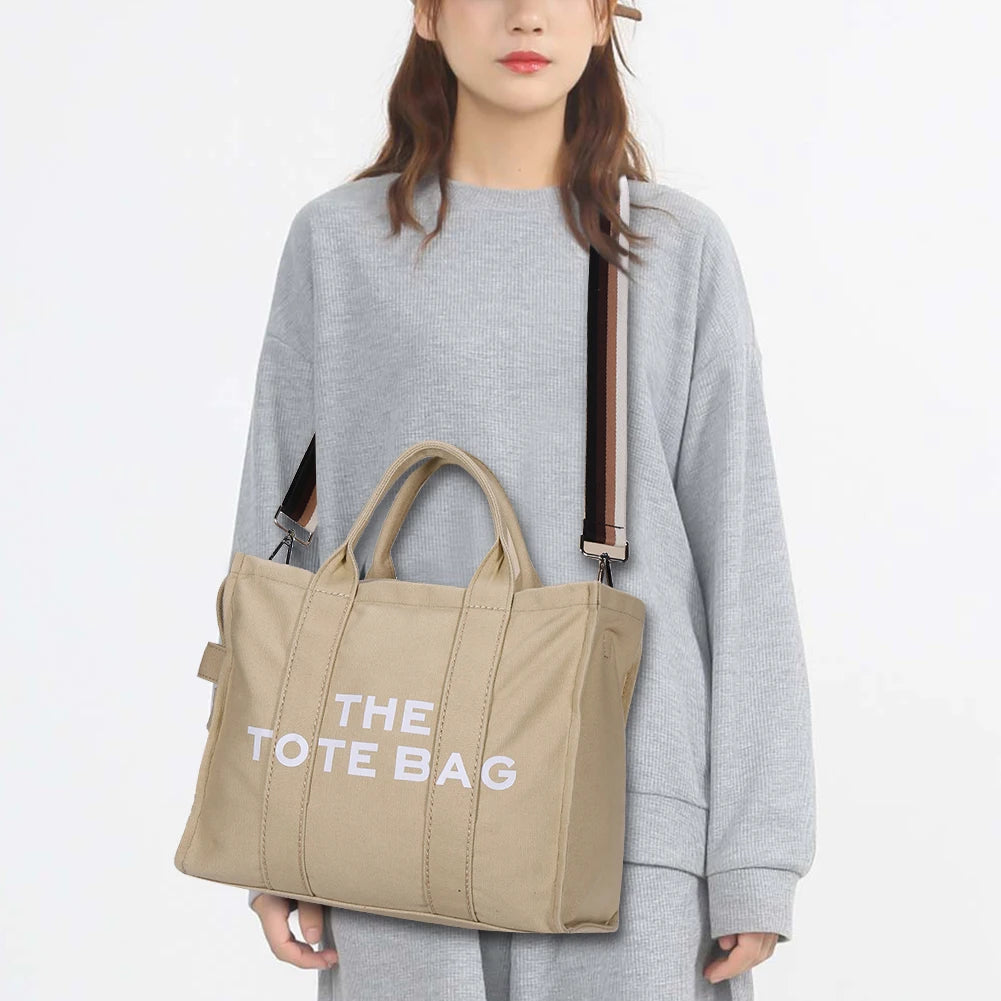 Sac cabas tissu the tote bag Kaki / OFFERTE-ShopGET® 