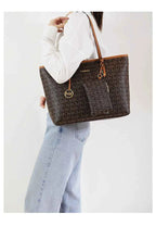 Grand sac cabas femme luxe Beige / 35cm x 13cm x 28cm-Marron / 35cm x 13cm x 28cm-ShopGET® 