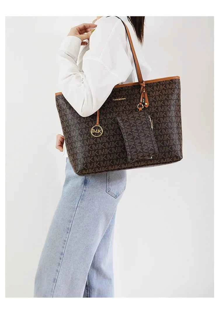 Grand sac cabas femme luxe Beige / 35cm x 13cm x 28cm-Marron / 35cm x 13cm x 28cm-ShopGET® 