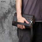Pochette homme classe Dark brown-Retro Brown-ShopGET® 