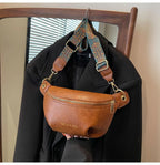 Sac banane en cuir artificiel femme