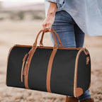 Sac weekend homme de luxe tendance Noir-Blanc-Rose-ShopGET® 