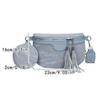 Sac banane femme chic  décontracté vert