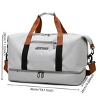 Grand sac weekend femme Pourpre-Rouge-Vert-Kaki-Bleu-Noir-Gris-ShopGET® 