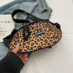 Sac banane léopard à bandoulière solide