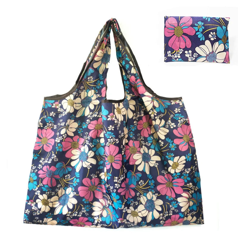 Sac cabas courses original Noir / L52*H40*LR6cm-Orangefloral / L52*H40*LR6cm-Pourprefloral / L52*H40*LR6cm-Bleu / L52*H40*LR6cm-ShopGET® 