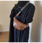 Sac banane en cuir artificiel femme