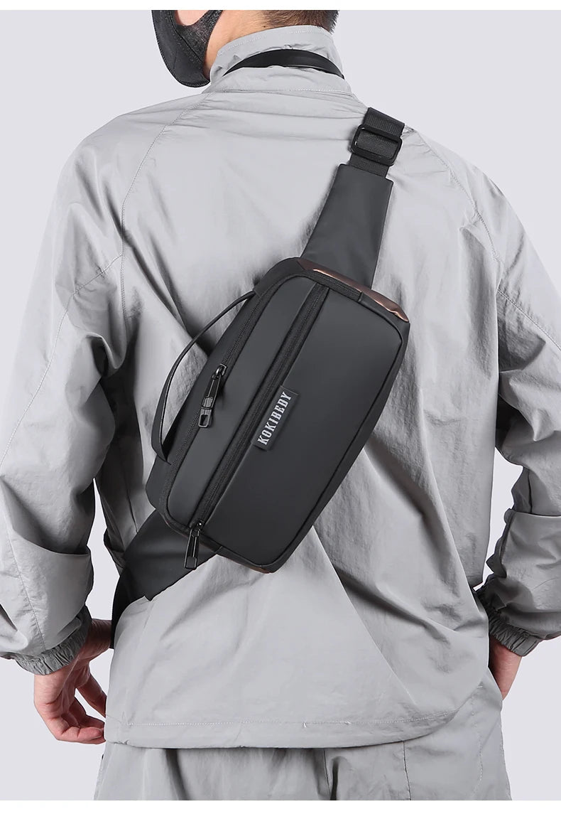 Sac banane rectangulaire pour homme