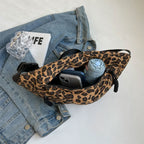 Sac banane léopard  en toile