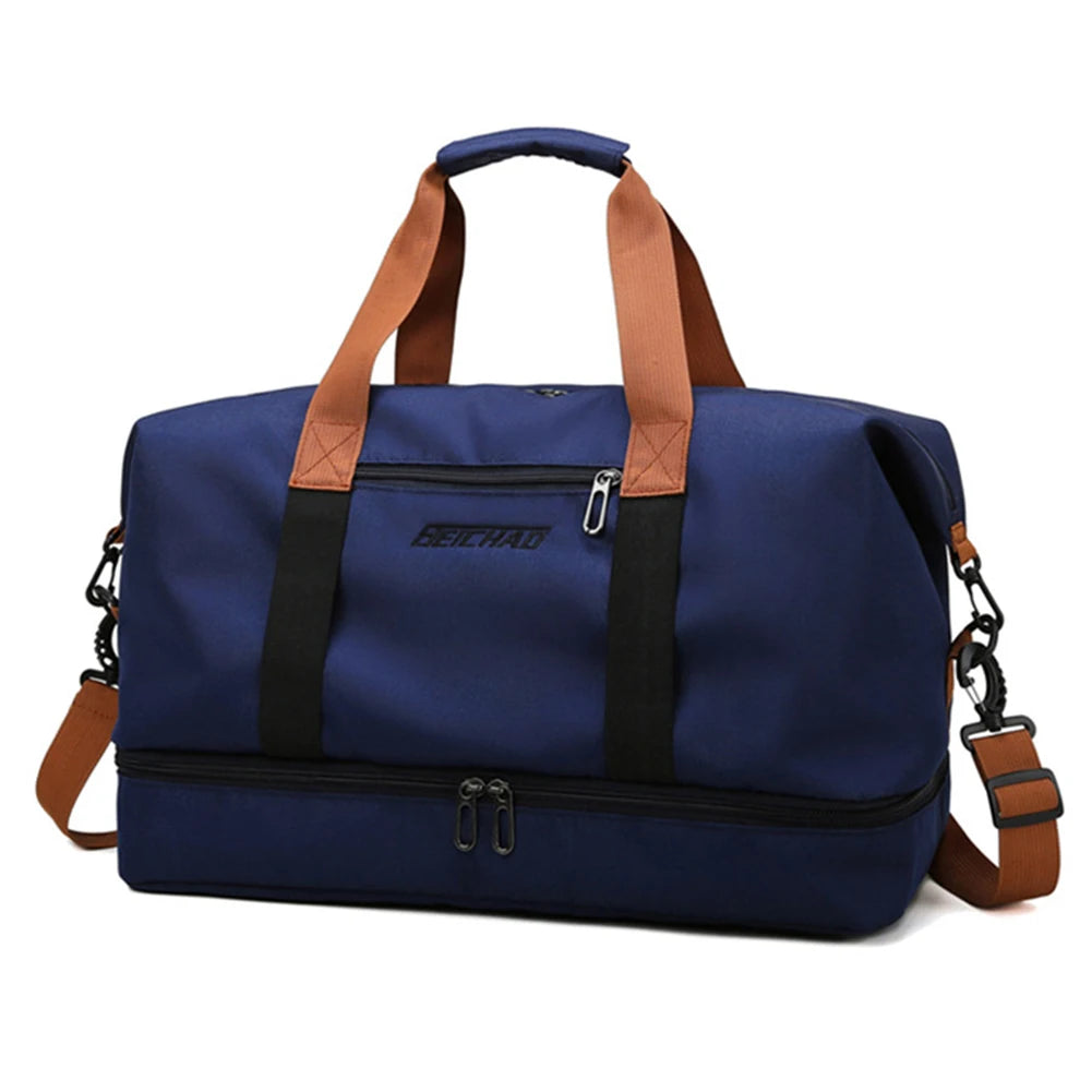 Sac weekend femme tendance moderne Noir-Gris-Kaki-Bleu-Vert-ShopGET® 