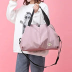 Sac weekend femme tendance Bleu-Noir-Pourpre-Rose-ShopGET® 