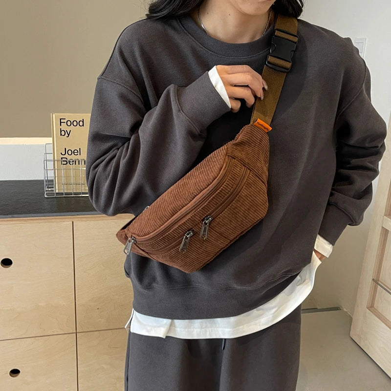 Sac banane femme fausse fourrure courte - ShopGET®