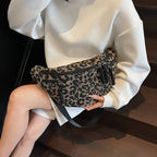 Sac banane léopard grande taille