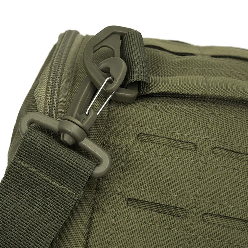 Sac weekend homme tactique Marron-Vert-Noir-ShopGET® 