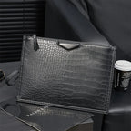 Pochette homme bandoulière noir Noir-ShopGET® 