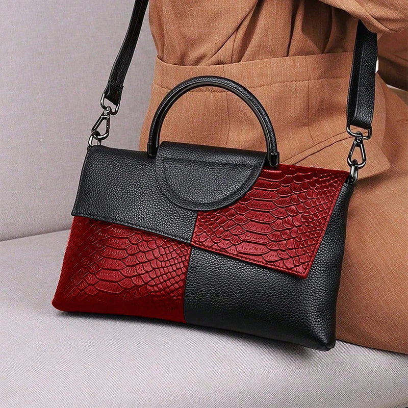 Pochette femme sac original Noir-Noir Blanc-Noir Rouge-ShopGET® 