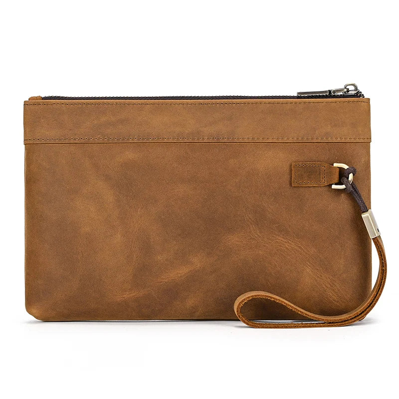 Pochette homme luxe original Marron A-Marron B-ShopGET® 