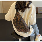 Sac banane bandoulière léopard