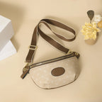 Sac banane femme chic déco géométrique & lettre