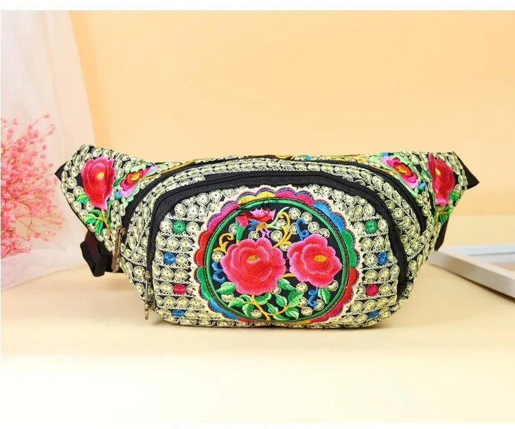 sac banane femme tendance floral et original