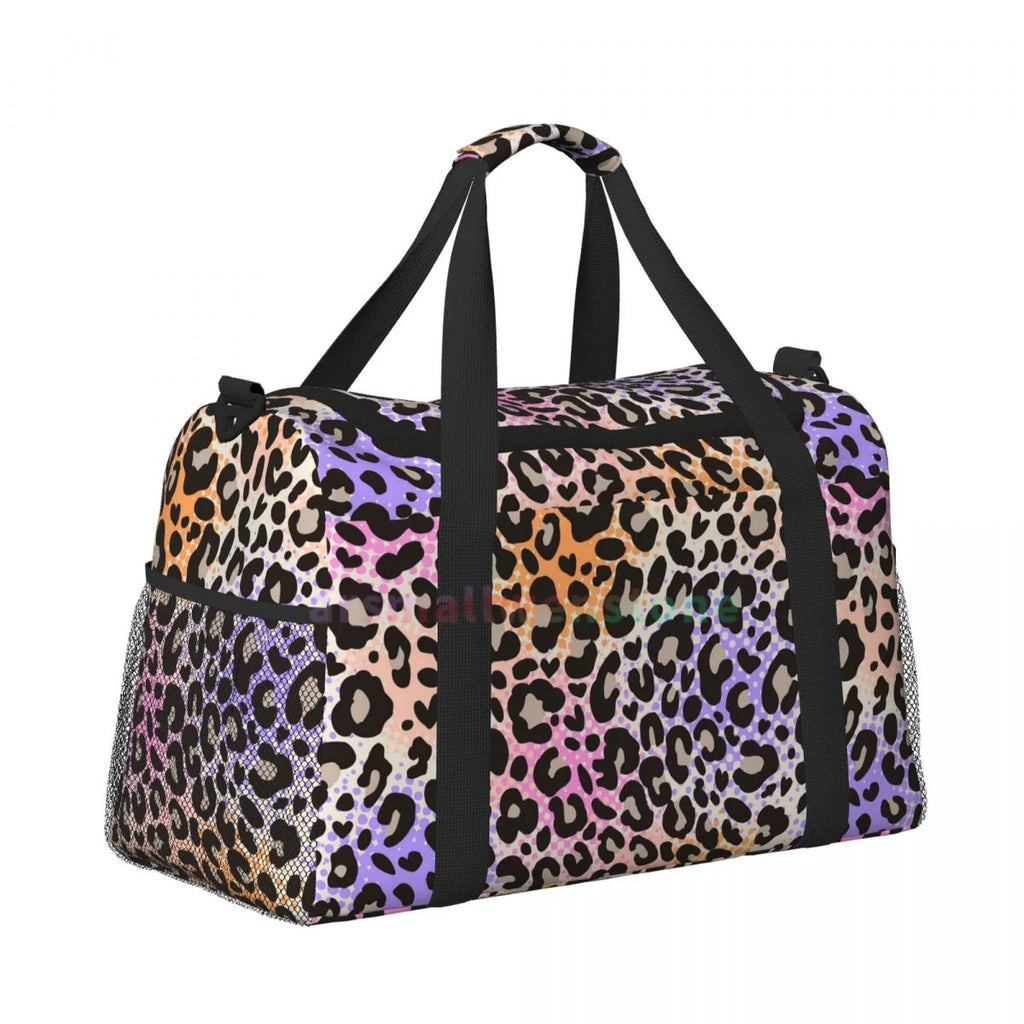 Sac weekend femme léopard de luxe 1-3-2-4-ShopGET® 