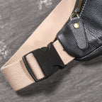 Sac banane étanche en cuir pour homme - ShopGET®