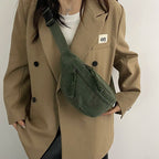 Sac banane velours femme tendance