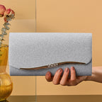 Pochette femme luxe de soirée Blanc-Dorée-Noir-Argent-ShopGET® 