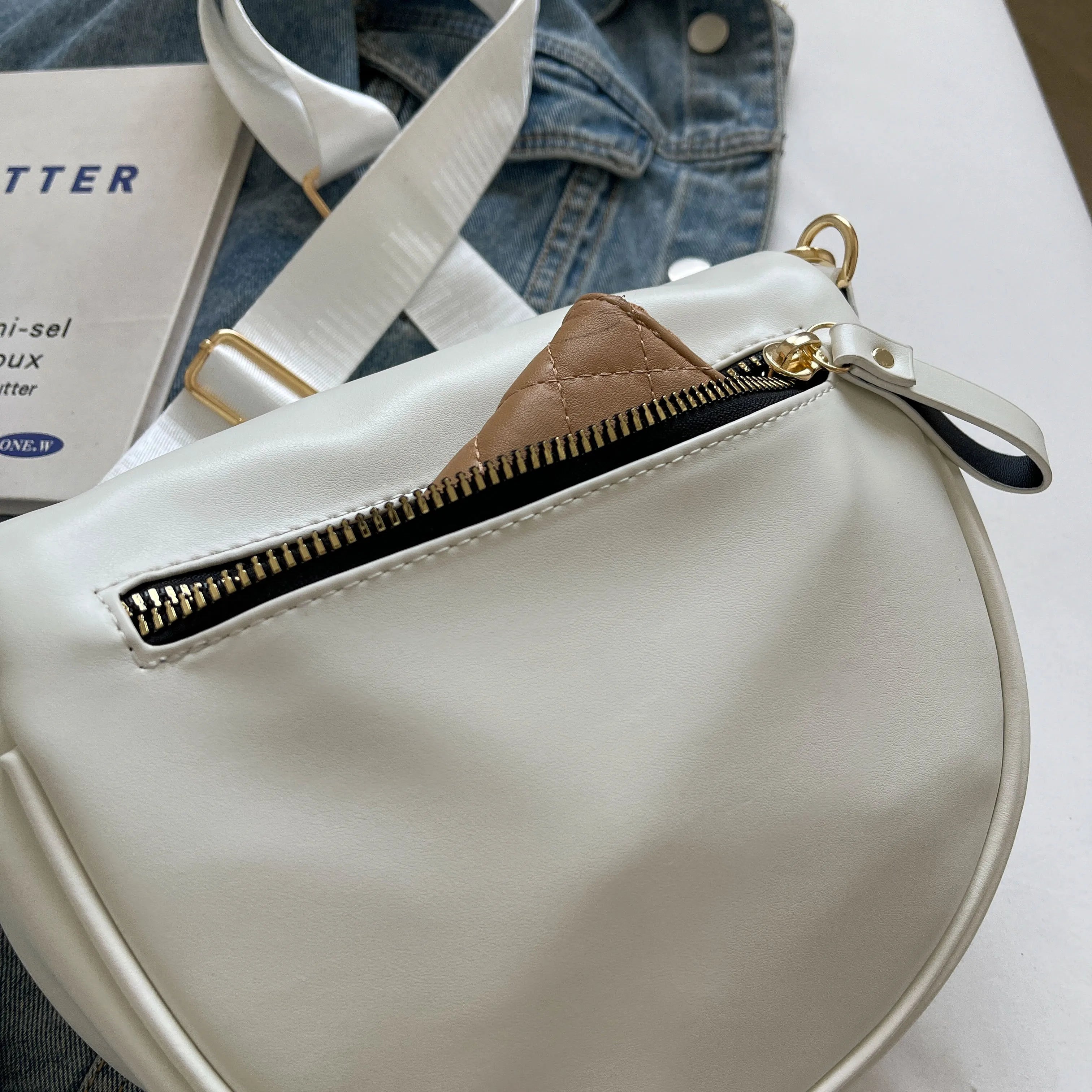 Sac banane femme chic pack lettre unique